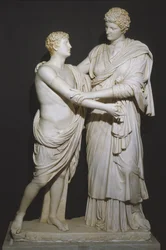 Orestes a Elektra (mramor)